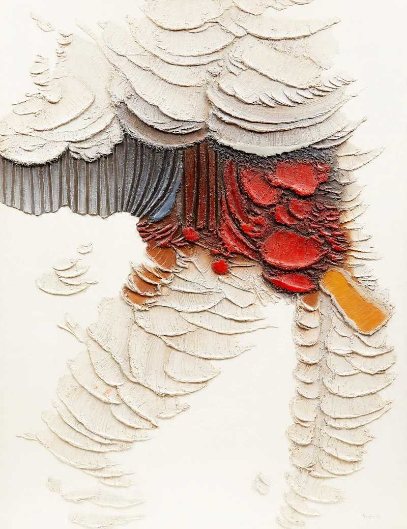 Fernand Toupin, Brasilia, acrylic on canvas, 1982 - view 2