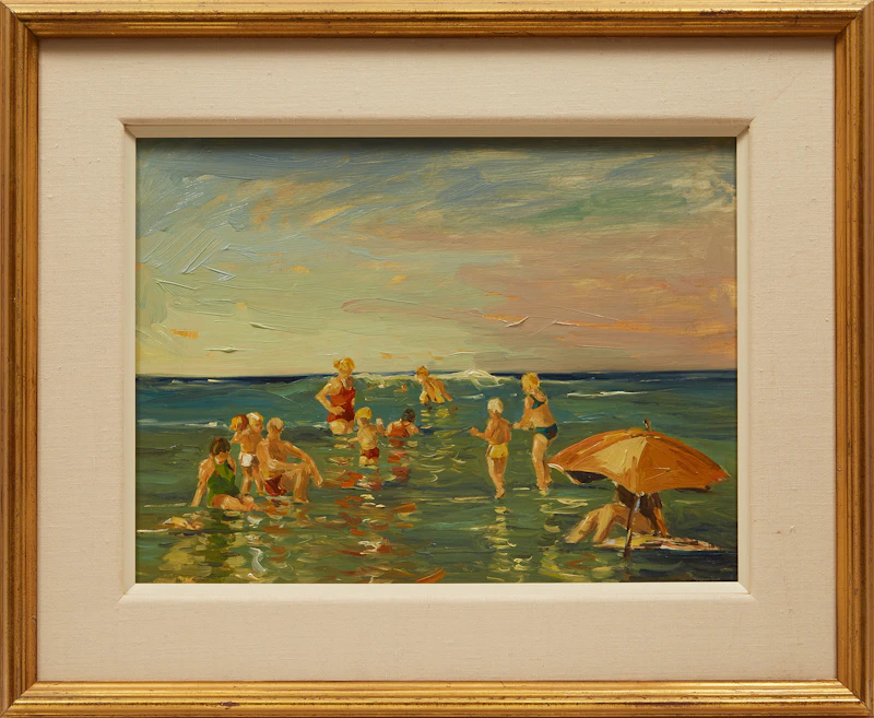 Jersey Shore Beach Scene (1983) by Arto Yuzbasiyan