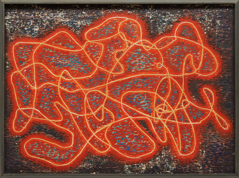 Abstract Composition #4, Mexico by Gordon McKinley Webber