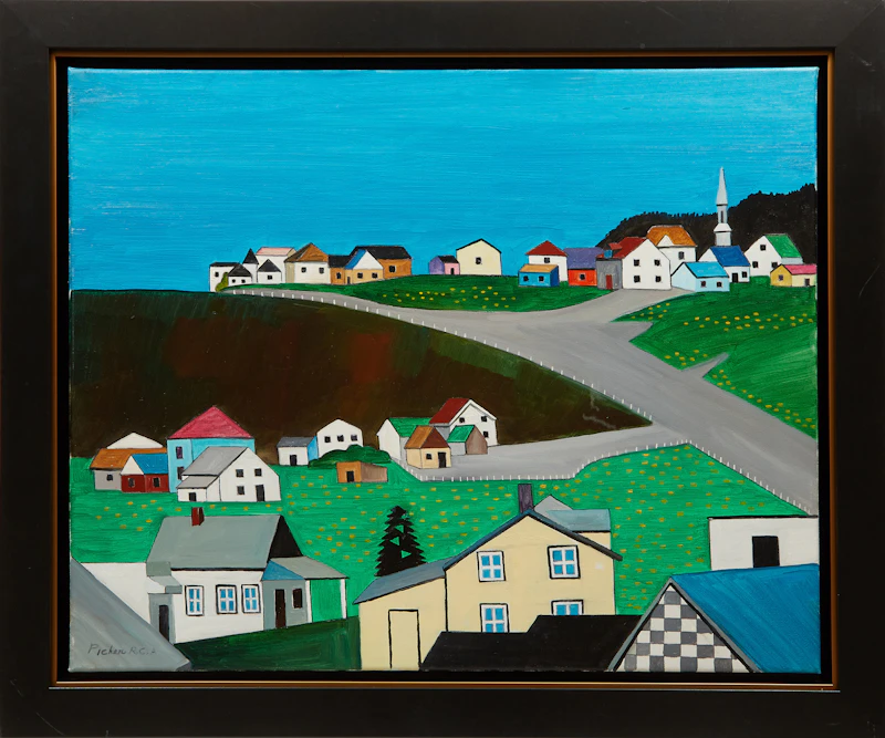Claude Picher, Tourelle, oil on canvas - view 1