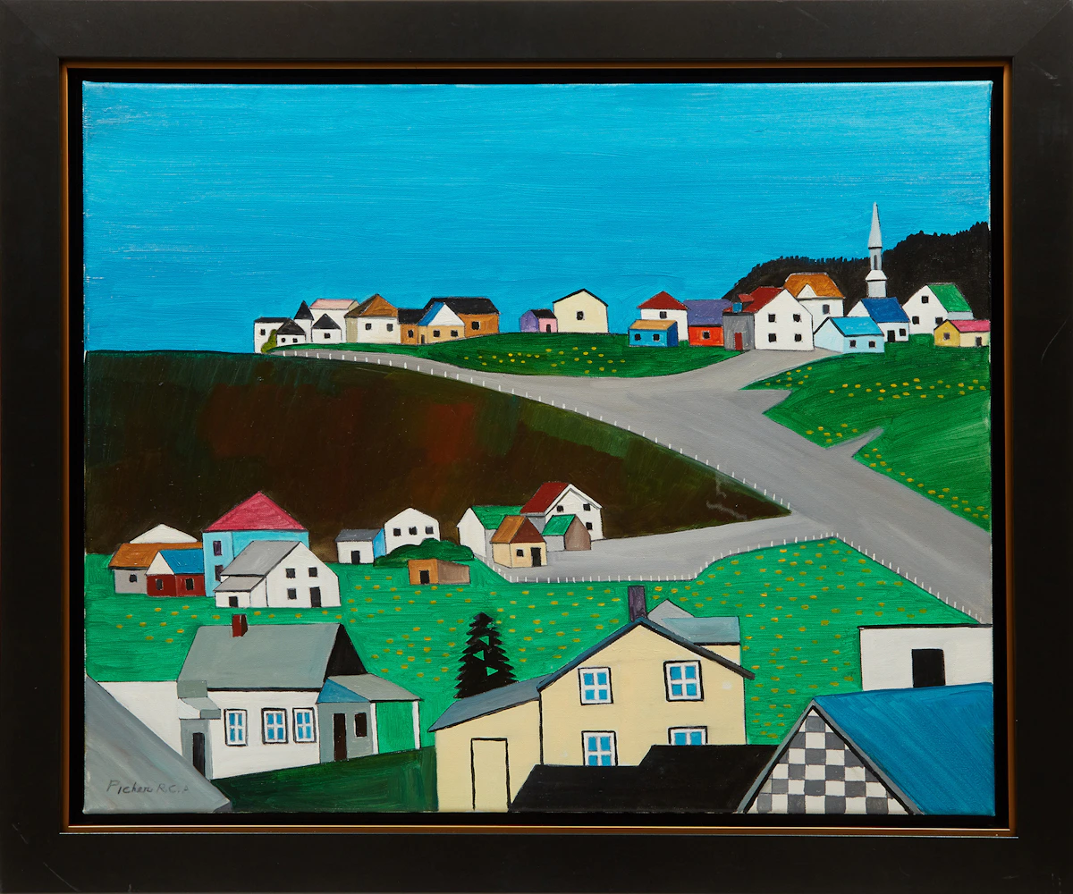 Claude Picher, Tourelle, oil on canvas