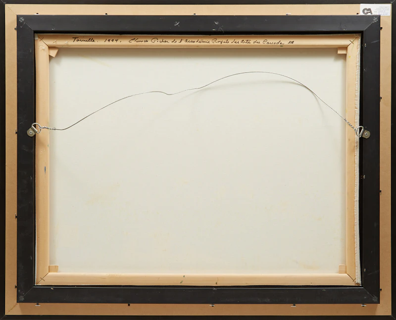 Claude Picher, Tourelle, oil on canvas - view 3