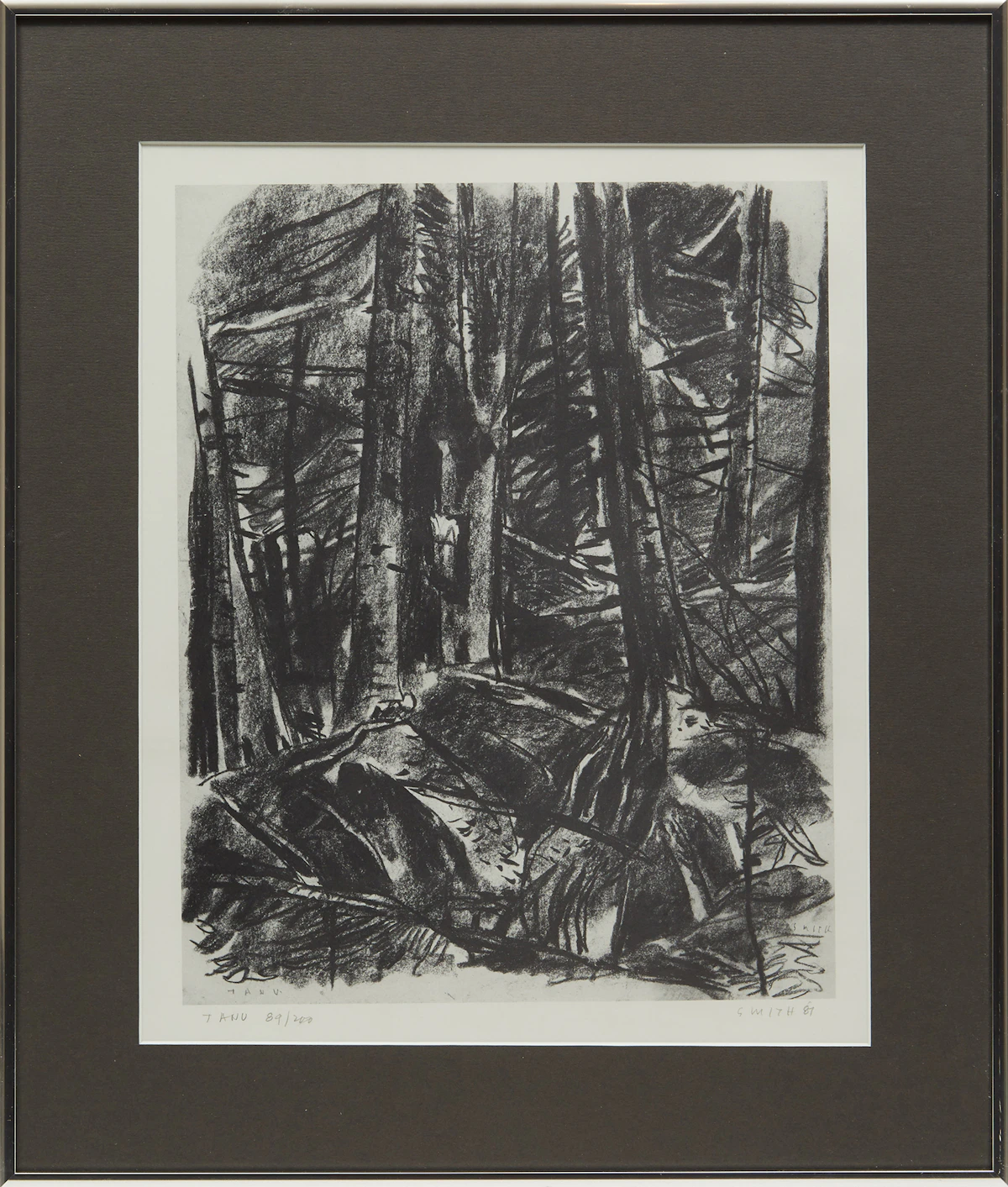 Gordon Appelbe Smith, Tanu, lithograph, 1987