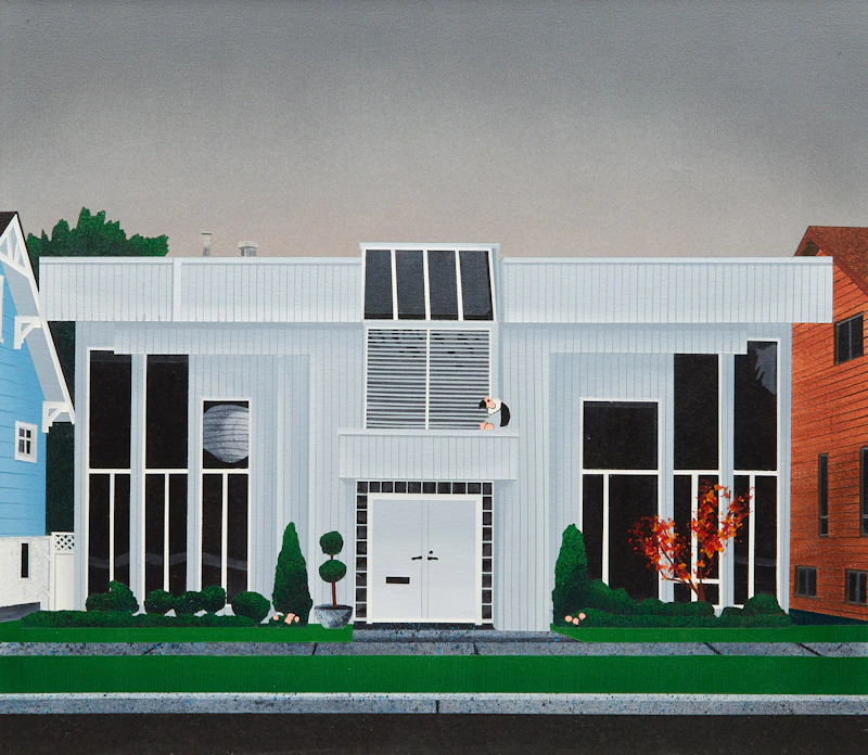 David Thauberger, Aerie, acrylic on canvas, 1993 - view 2