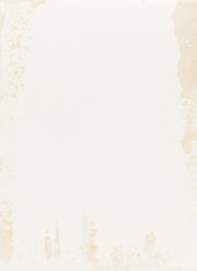 Carl Beam, Sunspot, mixed media on paper - view 2