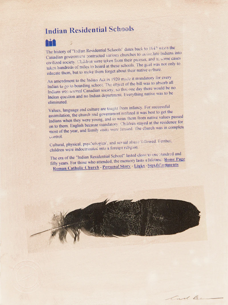 Indian Residential Schools by Carl Beam