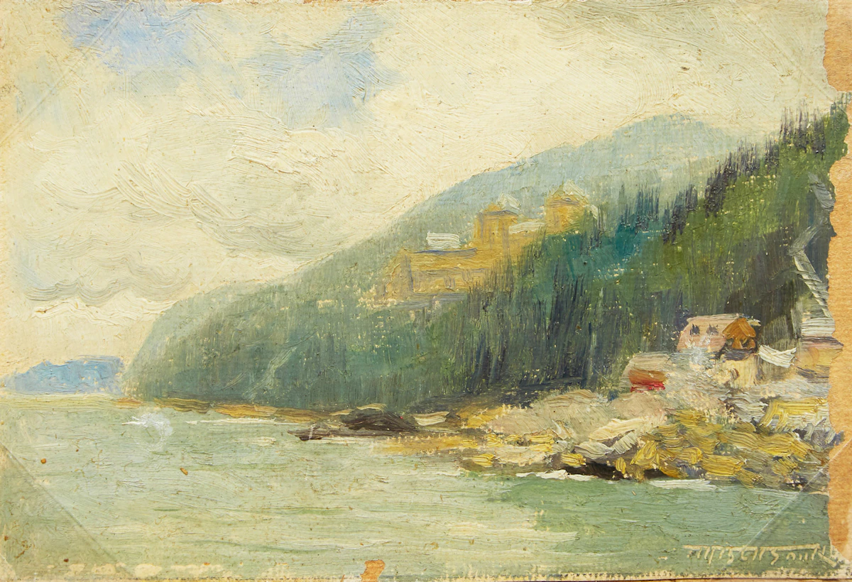 Frederic Marlett Bell-Smith, The Manoir Richelieu, oil on canvas