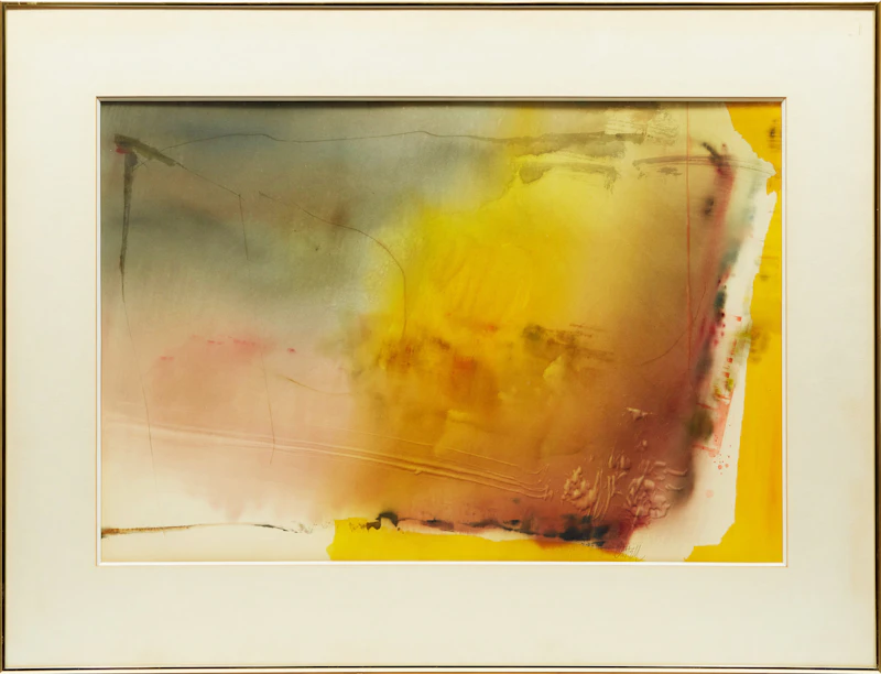 Raymond Victor Cattell, Abstraction, watercolour - view 2