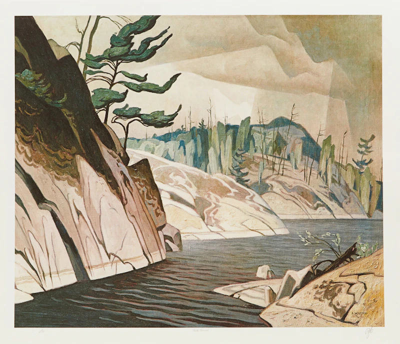 Alfred Joseph Casson, A.J. Casson: The Group of Seven Commemorative Anniversary Suite (Folio One: Oil Paintings), folio of seven colour lithographs - view 6