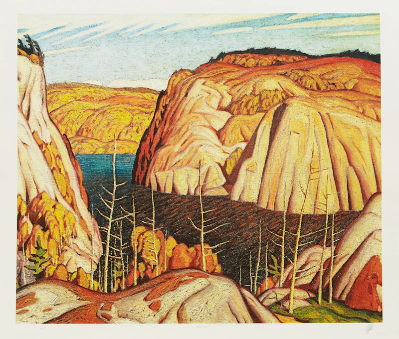 Alfred Joseph Casson, A.J. Casson: The Group of Seven Commemorative Anniversary Suite (Folio One: Oil Paintings), folio of seven colour lithographs - view 7