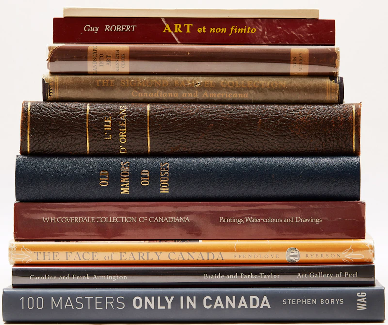 A Selection of Ten Canadian Art Reference Books by Books and Reference