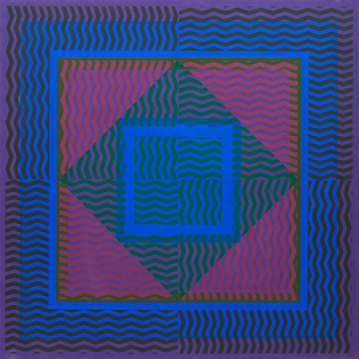 Gordon Appelbe Smith, A II, colour screenprint, 1967