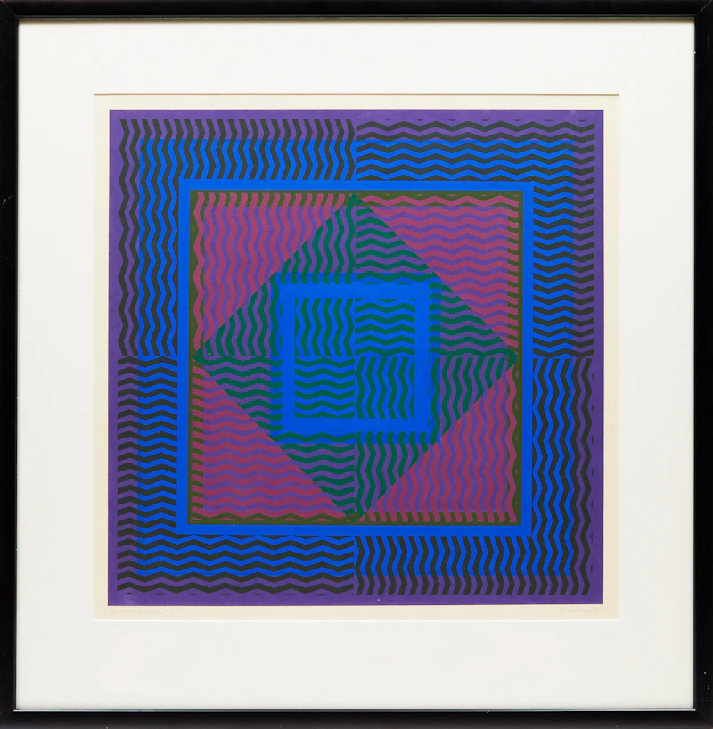 Gordon Appelbe Smith, A II, colour screenprint, 1967 - view 2