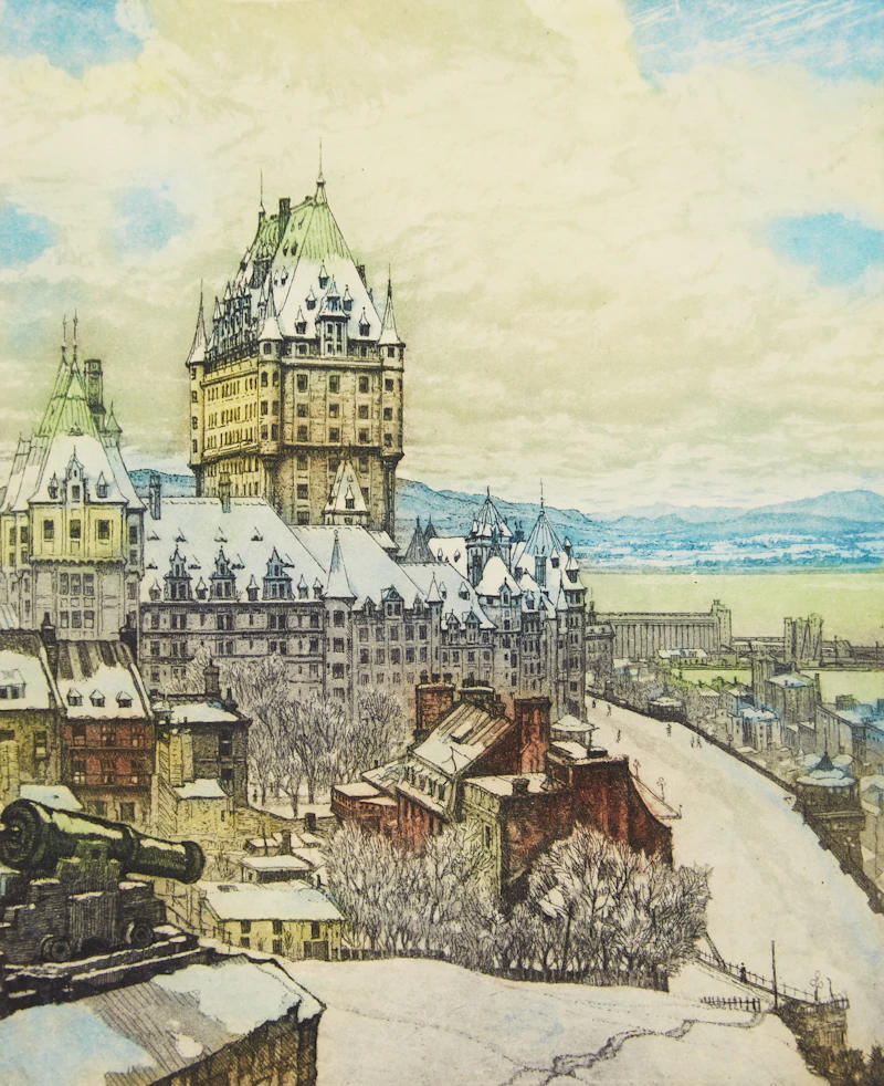 Quebec from the Citadel by Nicholas Hornyansky