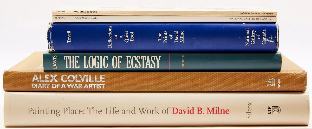 Books and Reference, Six Canadian Art Reference Books, six books
