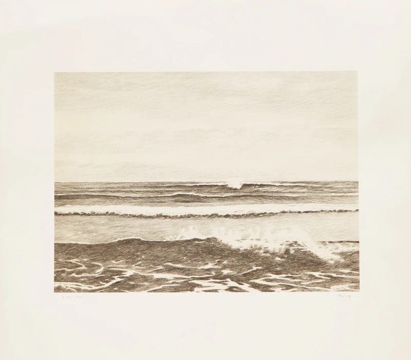 Gordon Appelbe Smith, Seascape; Three Apples; Two Apples on Plate, portfolio of three lithographs, 1981 - view 4
