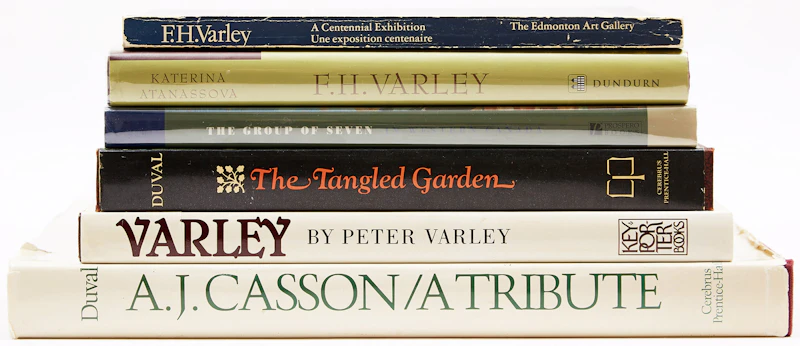 Six Group of Seven Art Reference Books by Books and Reference