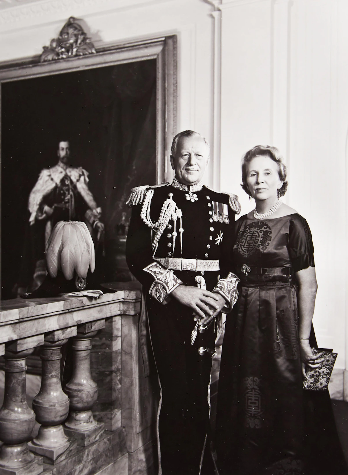 Yousuf Karsh, The Right Honourable Roland Michener and Norah Willis Michener, gelatin silver print