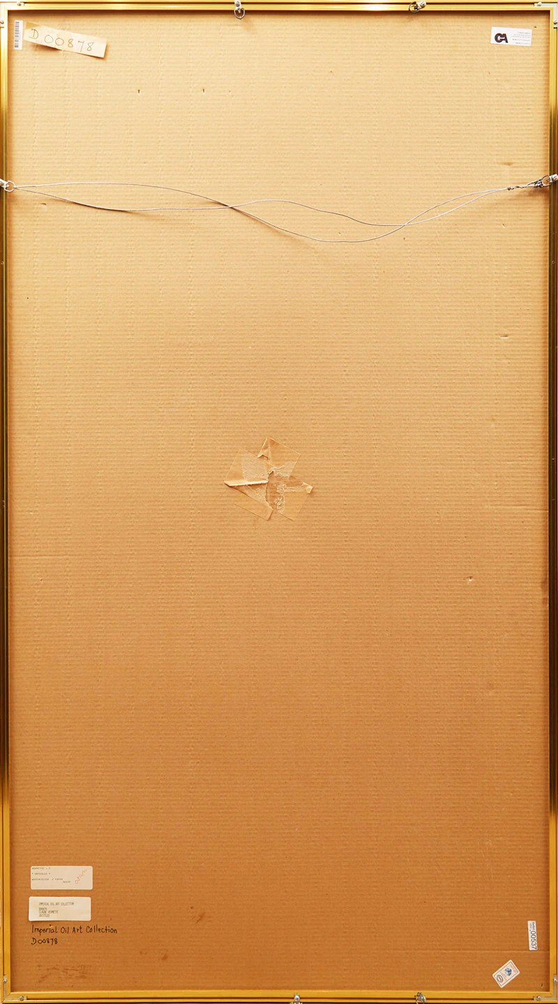 Claude Vermette, Untitled, watercolour on paper, 1980 - view 3