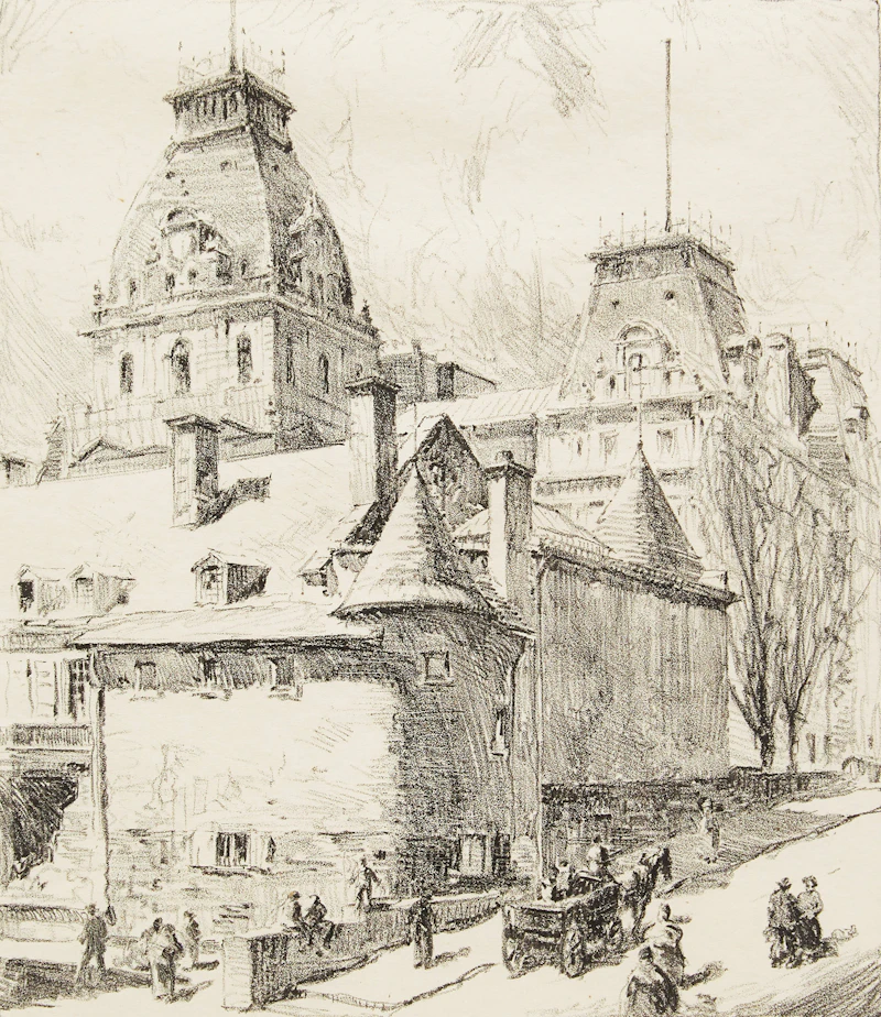 Chateau de Ramezay, Montreal, PQ by Herbert Raine