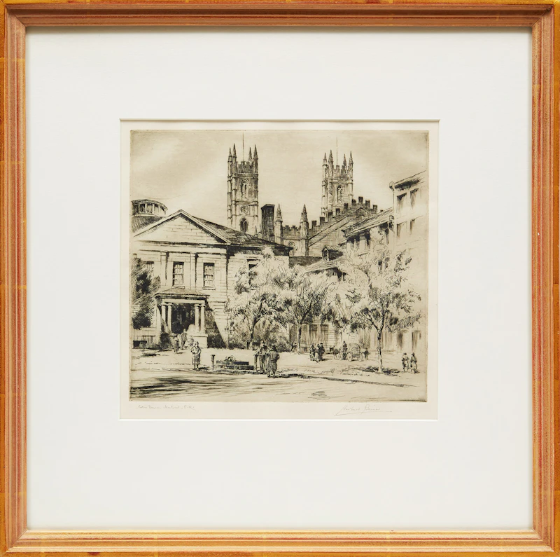 Herbert Raine, Notre Dame, Montreal, PQ, etching - view 2