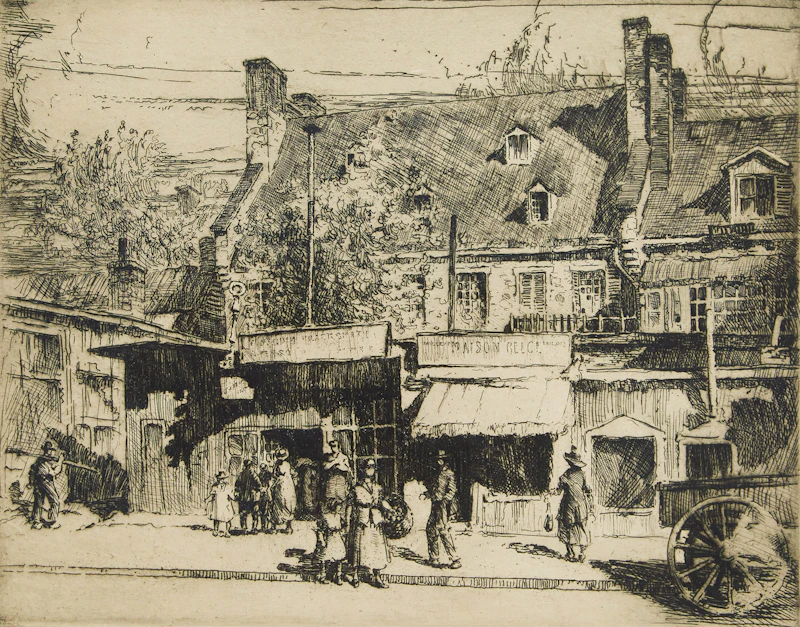 Craig Street, Montreal by Herbert Raine