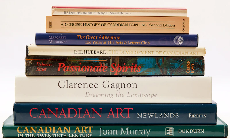 Eight Canadian Art Reference Books by Books and Reference