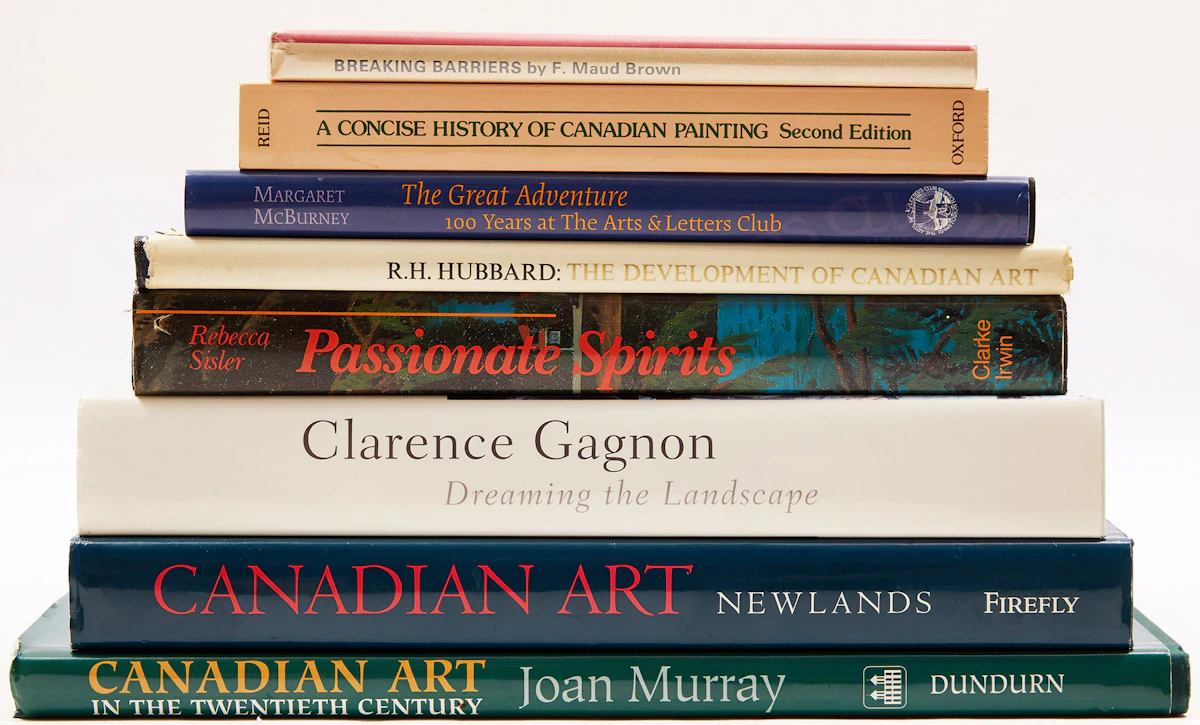 Books and Reference, Eight Canadian Art Reference Books, eight books
