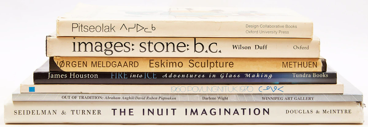 Books and Reference, Seven Inuit Art Reference Books, seven books