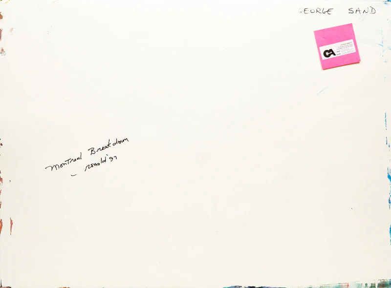 William Ronald, Montreal Breakdown, mixed media on paper, 1997 - view 2