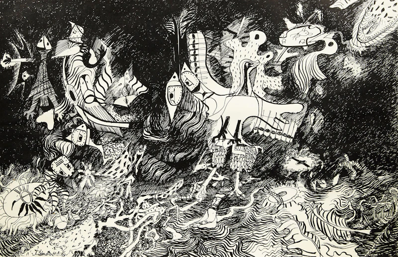Bird of the Myth; Winter Birds by Jack Leonard Shadbolt