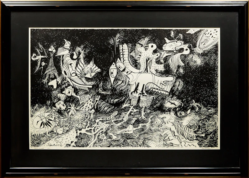 Jack Leonard Shadbolt, Bird of the Myth; Winter Birds, two lithographs, 1990 - view 2