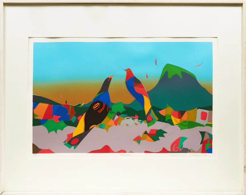 Jack Leonard Shadbolt, Bird of the Myth; Winter Birds, two lithographs, 1990 - view 5