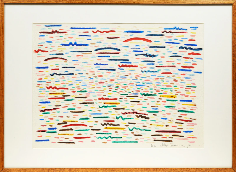 Alex Cameron, Abstraction , watercolour, 1981 - view 2