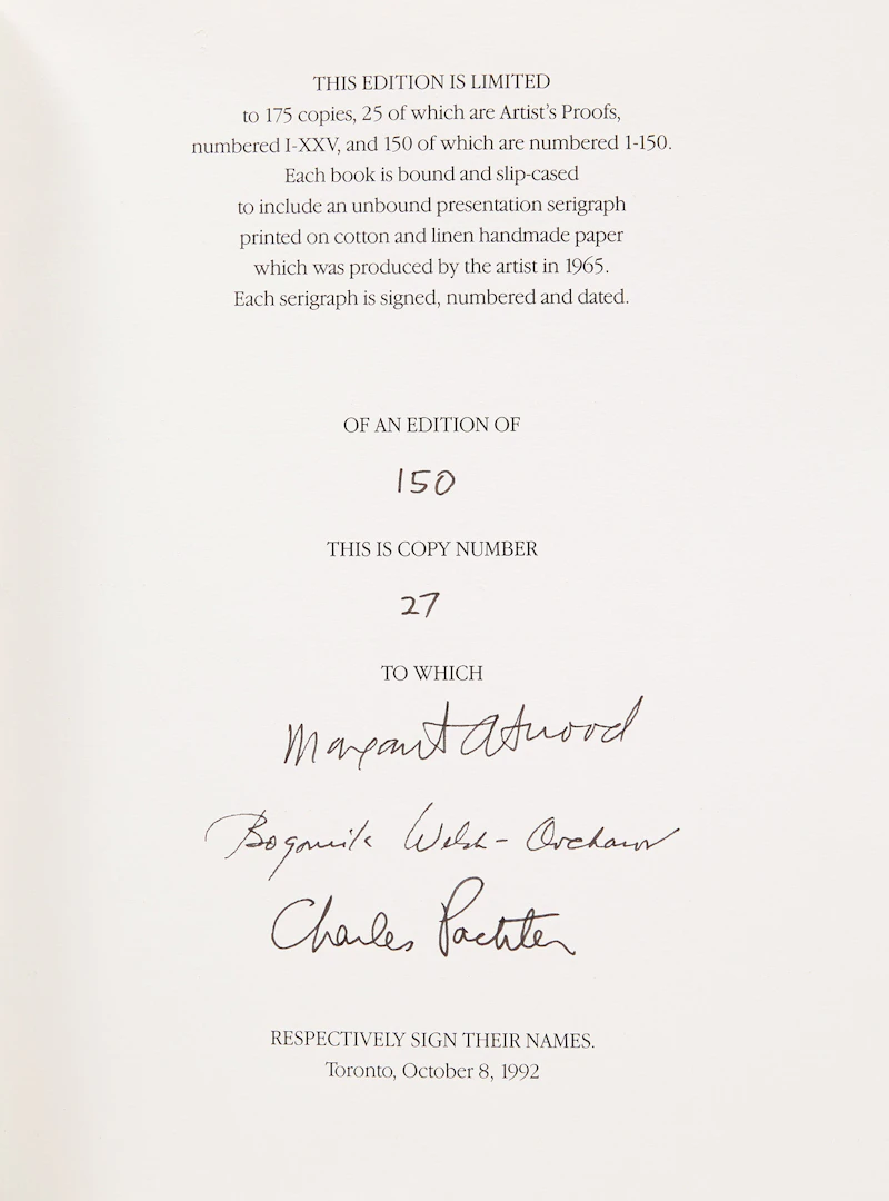 Books and Reference, Charles Pachter; The Ascent, book and serigraph, 1992 - view 3