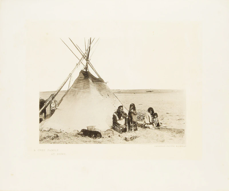 William Notman, Glimpses Along the Canadian Pacific Railway, Indian Series A, twelve photogravures - view 2