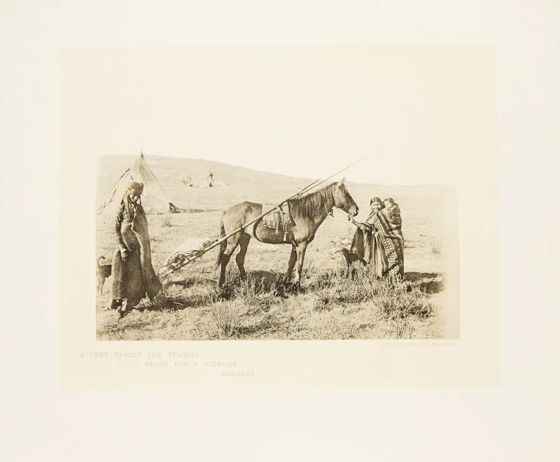 William Notman, Glimpses Along the Canadian Pacific Railway, Indian Series A, twelve photogravures - view 3