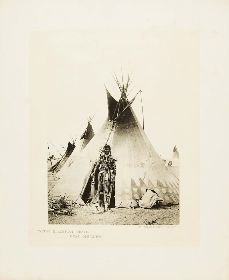 William Notman, Glimpses Along the Canadian Pacific Railway, Indian Series A, twelve photogravures - view 5