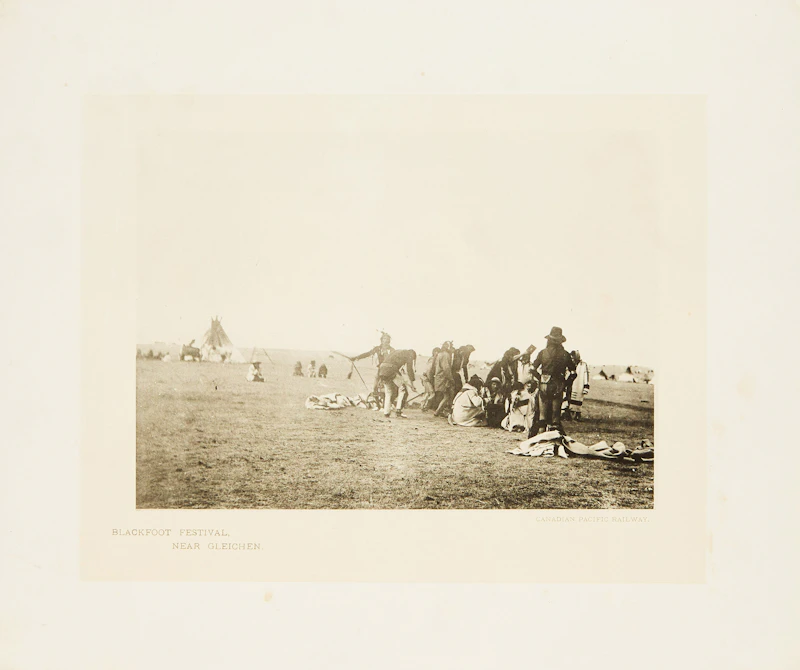 William Notman, Glimpses Along the Canadian Pacific Railway, Indian Series A, twelve photogravures - view 8