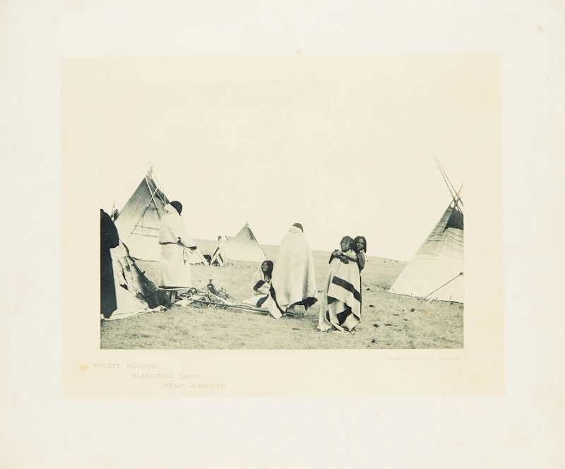 William Notman, Glimpses Along the Canadian Pacific Railway, Indian Series A, twelve photogravures - view 9