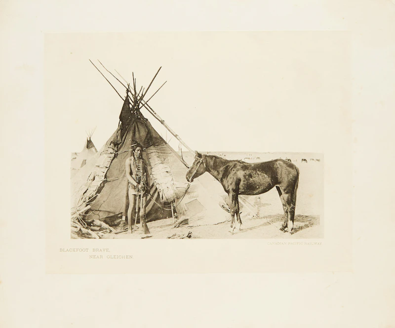 William Notman, Glimpses Along the Canadian Pacific Railway, Indian Series A, twelve photogravures - view 11