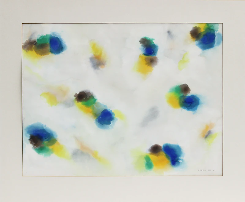 Gershon Iskowitz, Western Sphere #25, watercolour on paper, 1969 - view 2