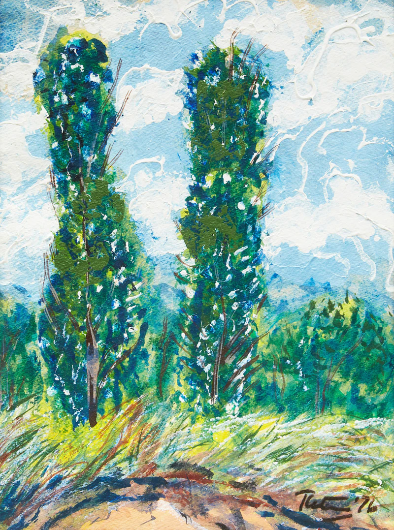 Poplars by Mashel Teitelbaum