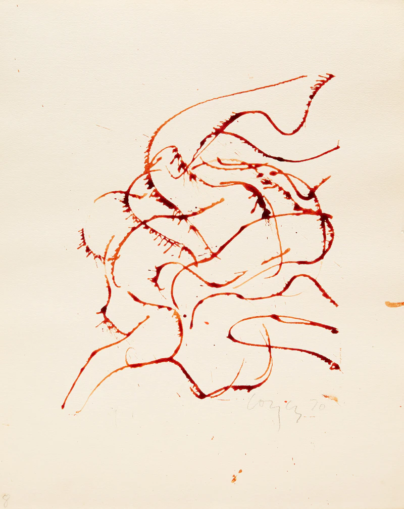 John Graham Coughtry, 10 Drawings - Ibiza 1970, ten watercolours - view 9