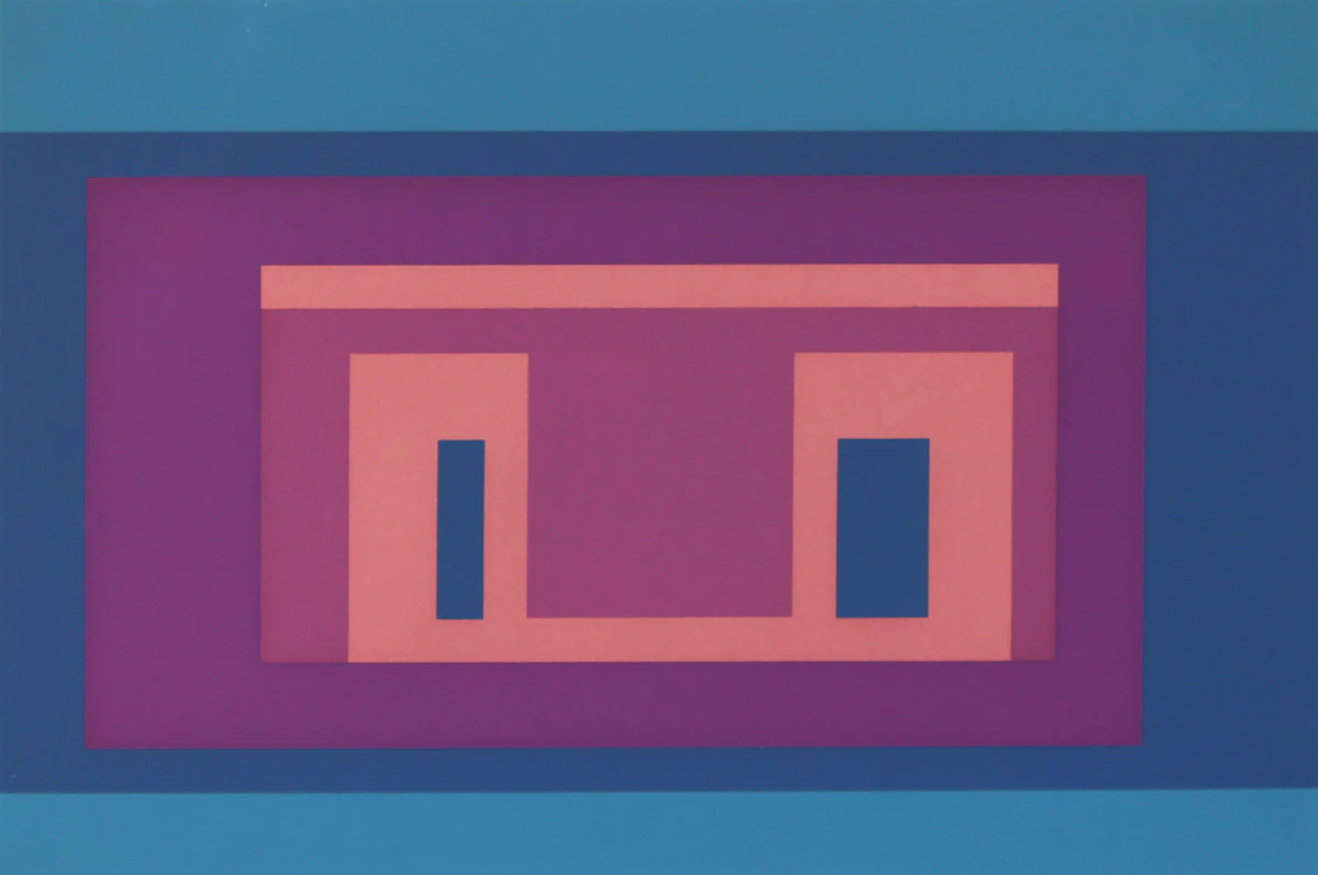 Josef Albers, Variants 1967: IX, colour silkscreen, 1967