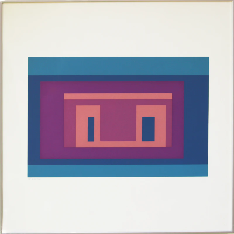 Josef Albers, Variants 1967: IX, colour silkscreen, 1967 - view 2