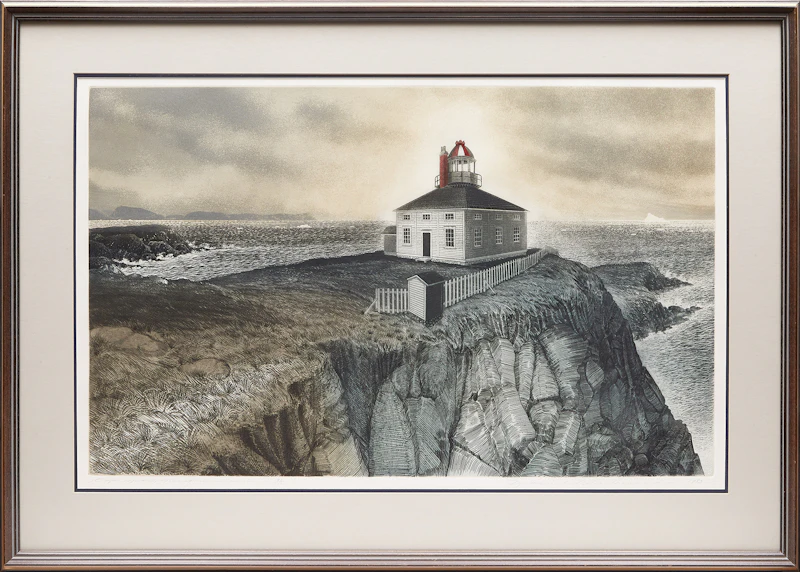 David Lloyd Blackwood, Cape Spear, Newfoundland, colour etching and aquatint - view 2