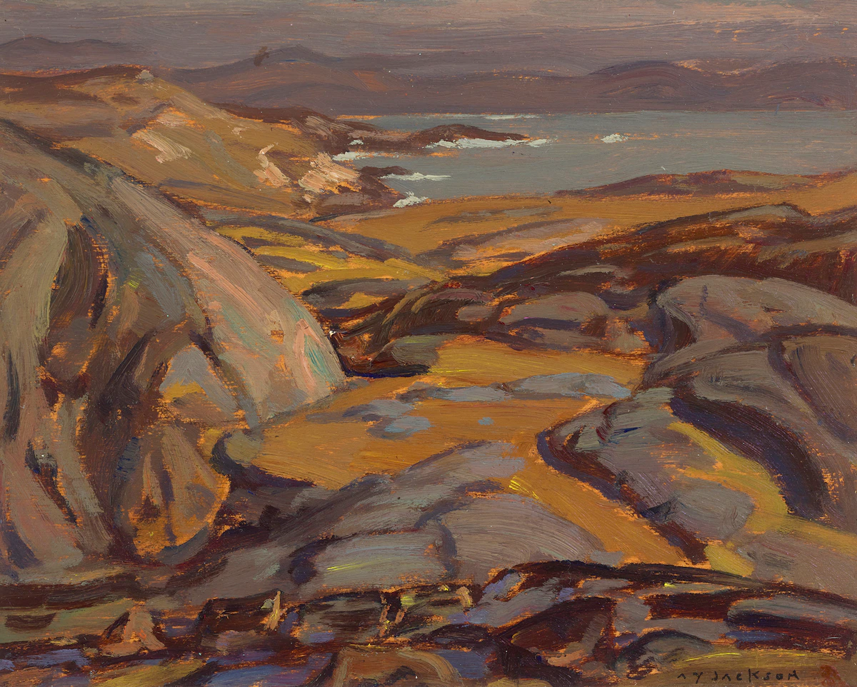 Alexander Young Jackson, Ungava Bay, oil on panel, 1927