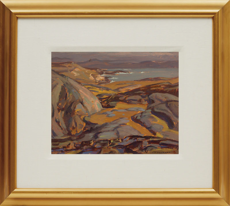 Alexander Young Jackson, Ungava Bay, oil on panel, 1927 - view 2