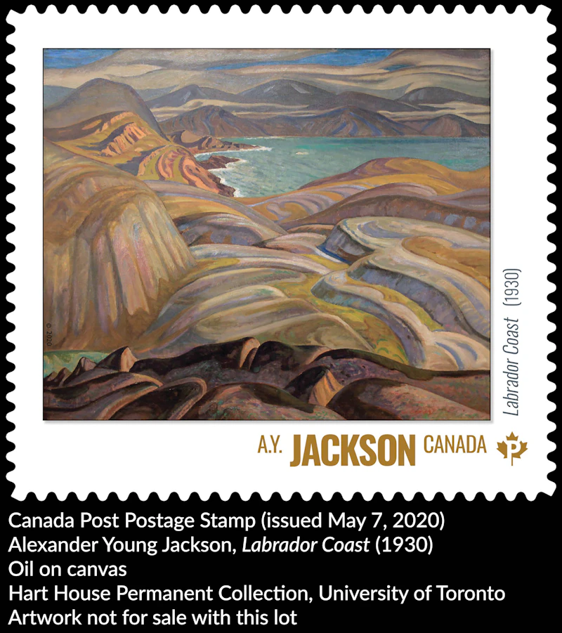 Alexander Young Jackson, Ungava Bay, oil on panel, 1927 - view 5